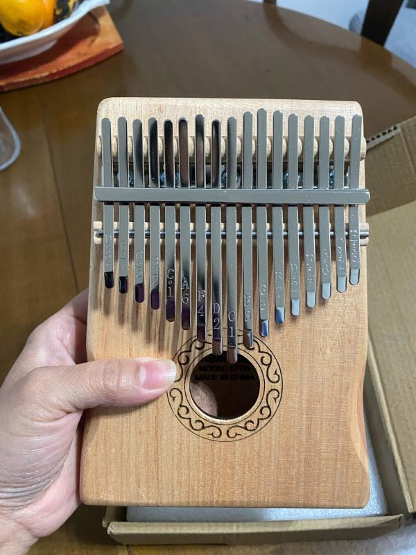 Kalimba - 17 tónov, mahagónové drevo - Image 11