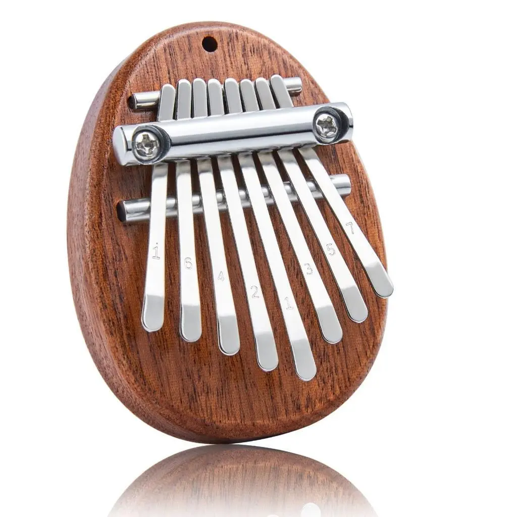 Kalimba - 8 tónov, drevo Sapeli