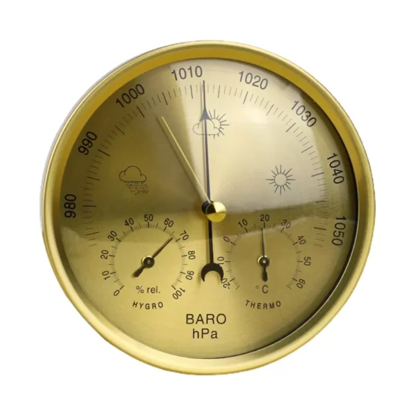 Barometer - 130mm - s teplomerom a vlhkomerom